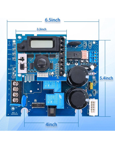 Placa Circuito Principal GLX-PCB-RITE y Visualización GLX-PCB-DSP