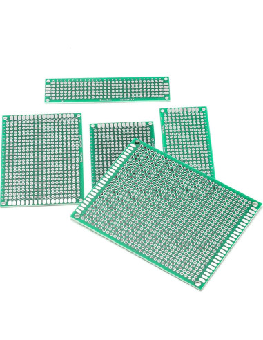 Kit de Prototipo PCB Doble Cara 40pcs Pnzxi - 5 Tamaños