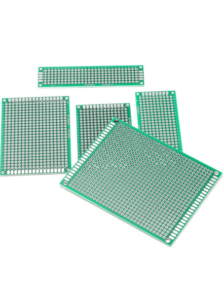 Kit de Prototipo PCB Doble Cara 40pcs Pnzxi - 5 Tamaños