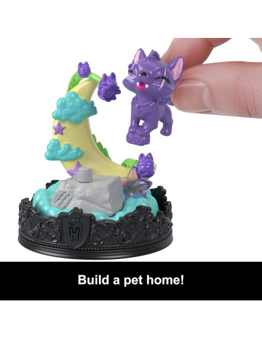 Llavero de Mascota Monster High con Terrario y Accesorios