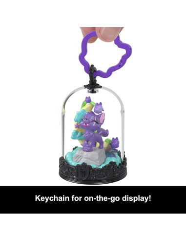 Llavero de Mascota Monster High con Terrario y Accesorios