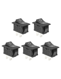 Interruptor Rocker On/Off QTEATAK 2 Pines 12V 250V 5 Pcs