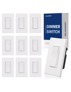 Regulador de Luz Digital ELEGRP 300W/600W Blanco Mate