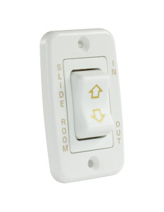 Interruptor Deslizante JR Products 12345 Blanco 20A 12V