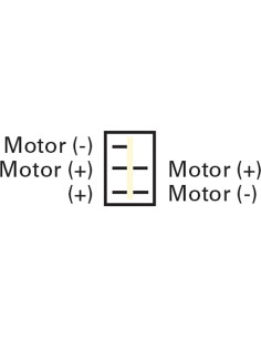 Interruptor Deslizante JR Products 12345 Blanco 20A 12V 2