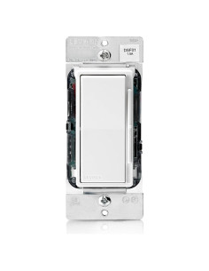 Interruptor de Ventilador de Techo Leviton DSF01-10Z Blanco 3 Velocidades