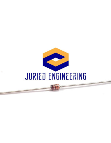 Diodo Zener 6V 500mW ON Semiconductor 1N5233B (Paquete de 10)