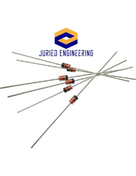 Diodo Zener 6V 500mW ON Semiconductor 1N5233B (Paquete de 10) Diodo Zener 6V 500mW ON Semiconductor 1N5233B (Paquete de 10)