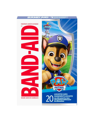 Vendajes Adhesivos Estériles Band-Aid Paw Patrol 20 ct
