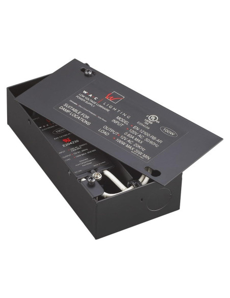 Transformador Electrónico WAC Lighting EN-1260-RB-AR 60W 12V Transformador Electrónico WAC Lighting EN-1260-RB-AR 60W 12V