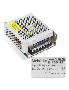 Adaptador de Fuente de Alimentación MEISHILE 12V 10A 120W