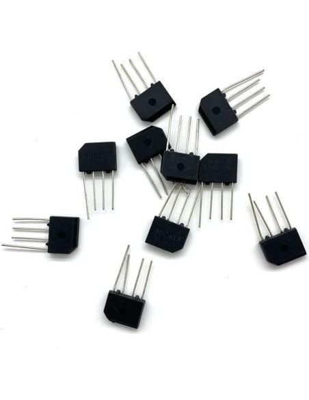 Rectificador de Puente de Diodo Gump's Grocery 10PCS 2A 600V