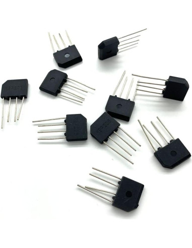 Rectificador de Puente de Diodo Gump's Grocery 10PCS 2A 600V