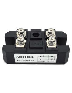 Rectificador de Puente Monofásico Aigoodele MDQ150A 150A 1600V