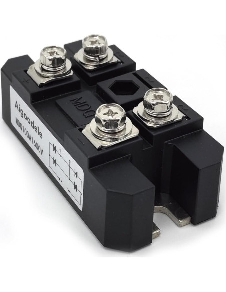 Rectificador de Puente Monofásico Aigoodele MDQ150A 150A 1600V