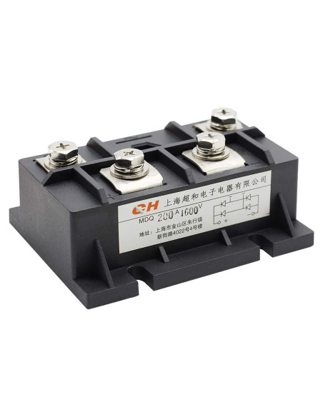 Puente Rectificador Nxtop MDQ-200A 200A 1600V Monofásico