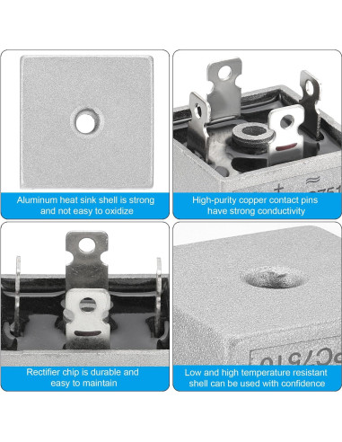 Diodo Rectificador PATIKIL 75A 1000V 2 Pcs Silicio