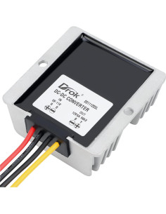 Convertidor Elevador DROK 5V a 12V 5A 60W Impermeable 2