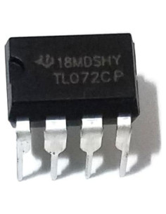 Amplificador Operacional JFET Dual TL072CP Tech Express - Paquete de 10