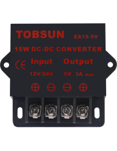 Paquete de 2 Reguladores 12V/24V a 5V 3A DWEII 2