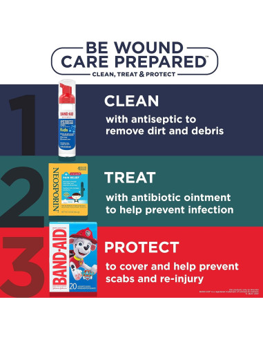 Vendajes Adhesivos Estériles Band-Aid Paw Patrol 20 ct