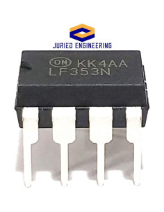 Amplificador Operacional LF353N JFET Doble Canal DIP-8 (Paquete de 10) 2