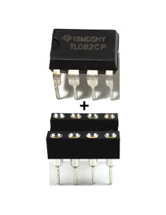 Amplificador Operacional TL082CP JFET DIP-8 Paquete de 3