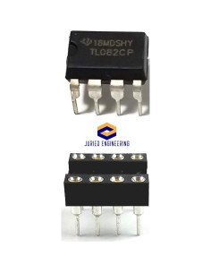 Amplificador Operacional TL082CP JFET DIP-8 Paquete de 3 2