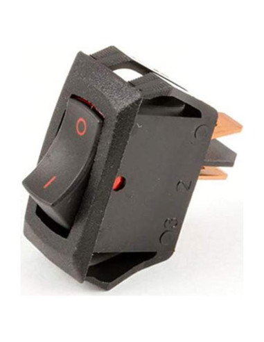 Interruptor Mini Rocker Carling RA901-VB-B-9-V 16A 125VAC