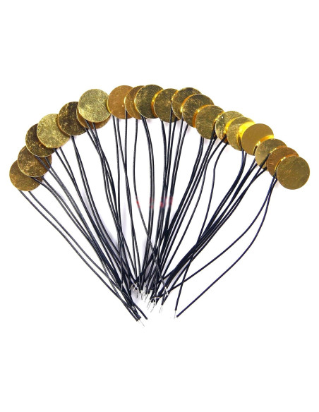 20 Sensores Piezoeléctricos 12mm daier con Cables de Cobre