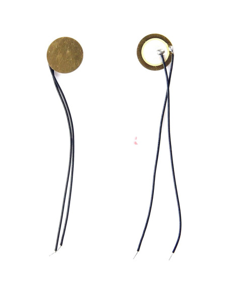 20 Sensores Piezoeléctricos 12mm daier con Cables de Cobre