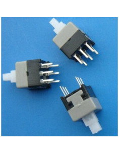 100 Piezas Micro Interruptor Táctil 6 Pin Superele 5.8mm 2