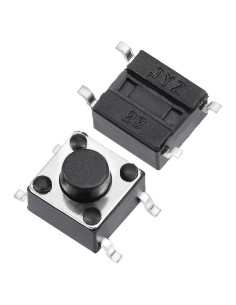 Interruptor Táctil Momentáneo uxcell 6x6x5mm 50PCS SPST