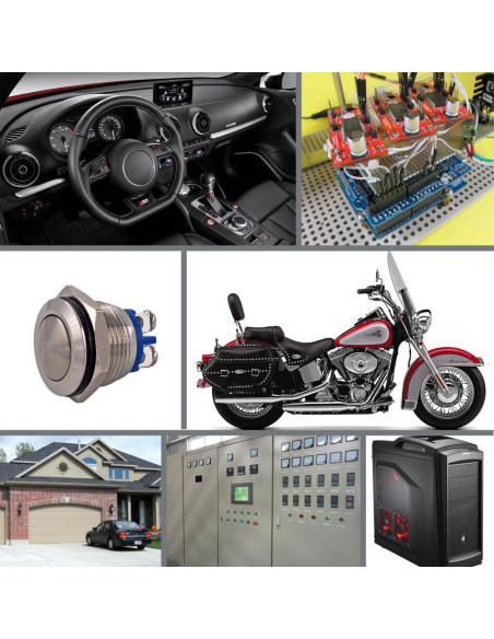 Interruptor Momentáneo URTONE UR162 1NO IP67 Acero Inoxidable