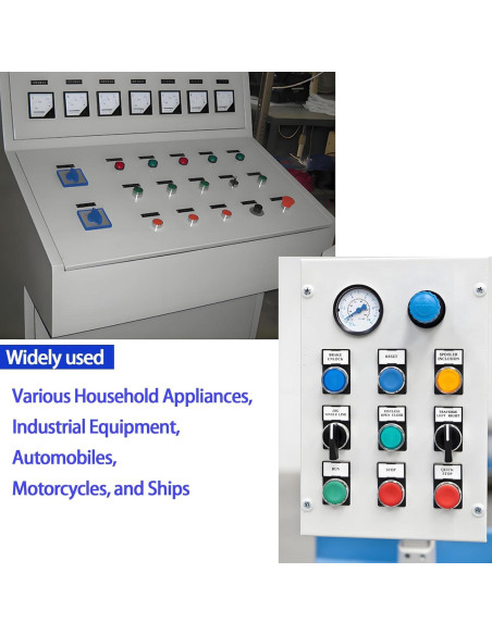 Interruptor de Botón Momentáneo KNDELE 22mm Rojo Verde IP65