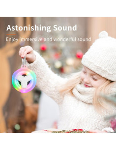 Altavoz Bluetooth Impermeable EBODA IP67 con Luz LED 2000mAh 2