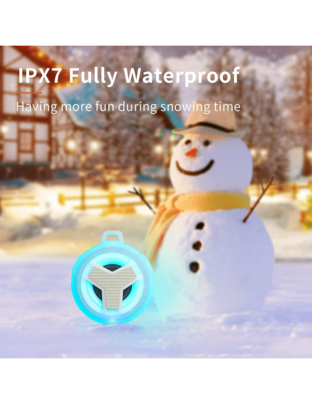 Altavoz Bluetooth Impermeable EBODA IP67 con Luz LED 2000mAh