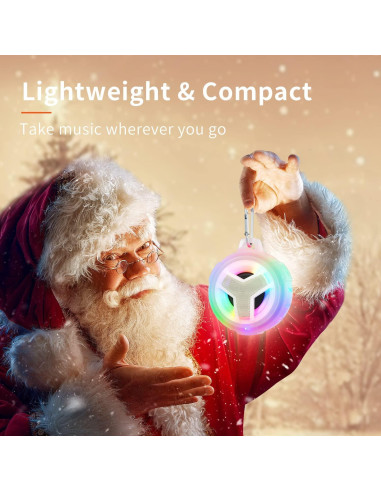 Altavoz Bluetooth Impermeable EBODA IP67 con Luz LED 2000mAh