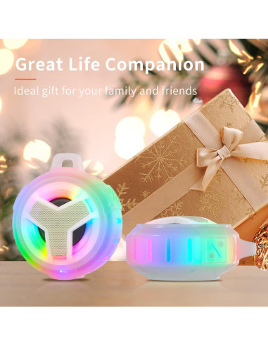 Altavoz Bluetooth Impermeable EBODA IP67 con Luz LED 2000mAh