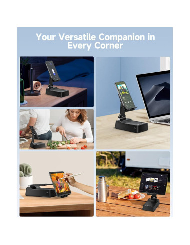 Soporte para Teléfono con Altavoz Bluetooth HD - Kingamei