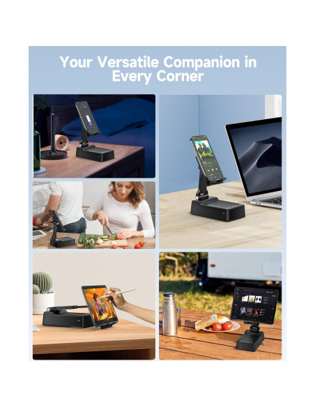 Soporte para Teléfono con Altavoz Bluetooth HD - Kingamei Soporte para Teléfono con Altavoz Bluetooth HD - Kingamei