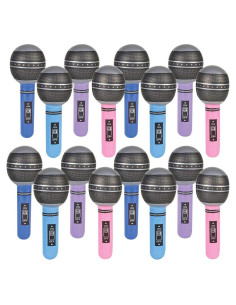 Juego de 24 Micrófonos Inflables ArtCreativity 28 cm