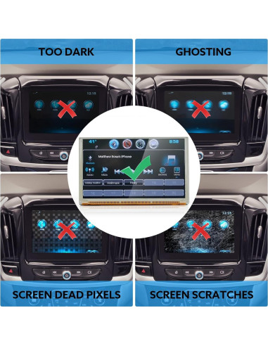 Pantalla Táctil de Reemplazo 8" WonVon para Chevy GMC 2014-2019