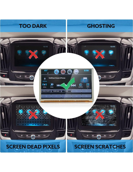 Pantalla Táctil de Reemplazo 8" WonVon para Chevy GMC 2014-2019