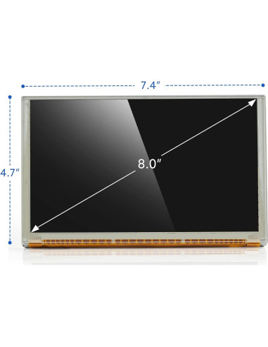 Pantalla Táctil de Reemplazo 8" WonVon para Chevy GMC 2014-2019