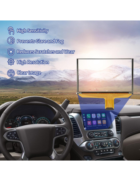 Reemplazo Pantalla Táctil Digitizer TsuperU 8" para Chevy GMC