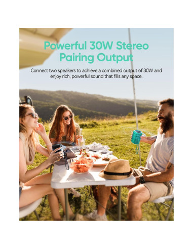 Altavoz Bluetooth PulseSound Portátil 20W Impermeable IPX5