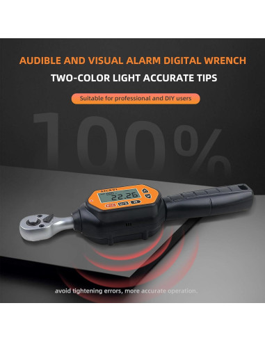 Llave de Torque Digital AICEYI 30 Nm 1/4 Pulgada Precisión +/-2%