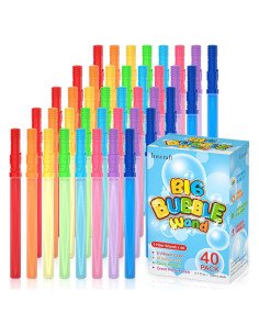 Paquete de 40 Varitas de Burbuja Grande Inscraft 35.56 cm