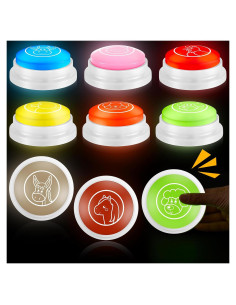 Botones de Sonido de Animales Syhood - 8 Pcs LED para Juegos